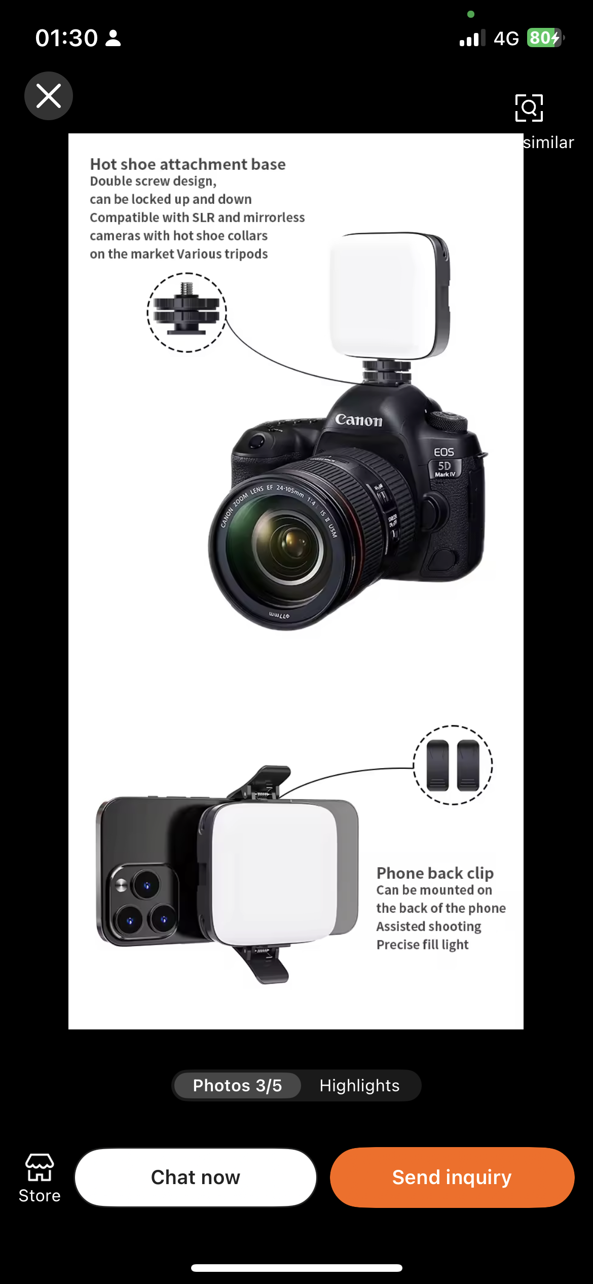 Led Light Pocket miniature 4