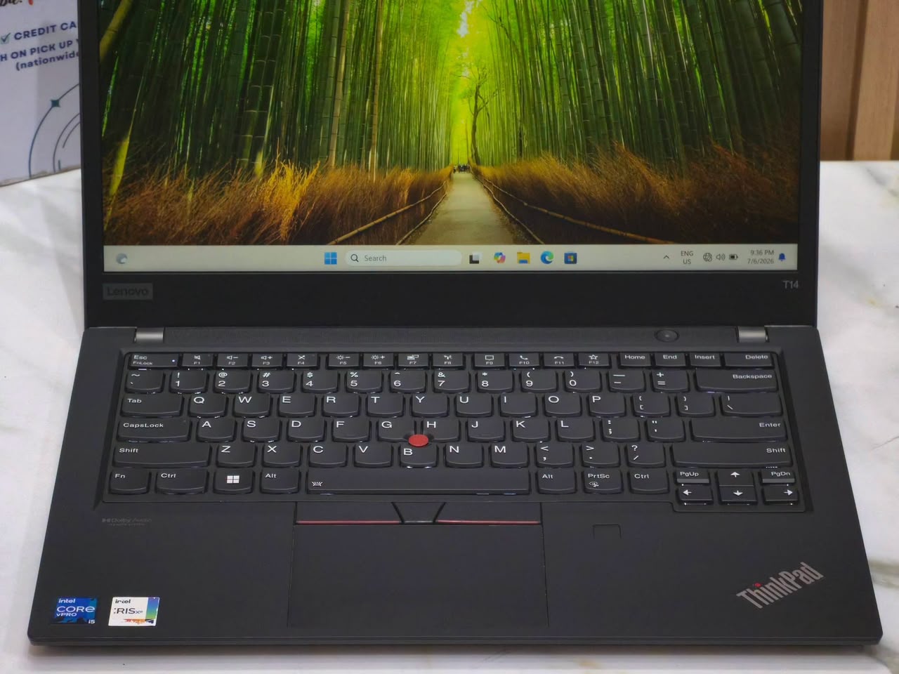 Lenovo Thinkpad T14 Gen 2 Core i7 11ème Génération miniature 3