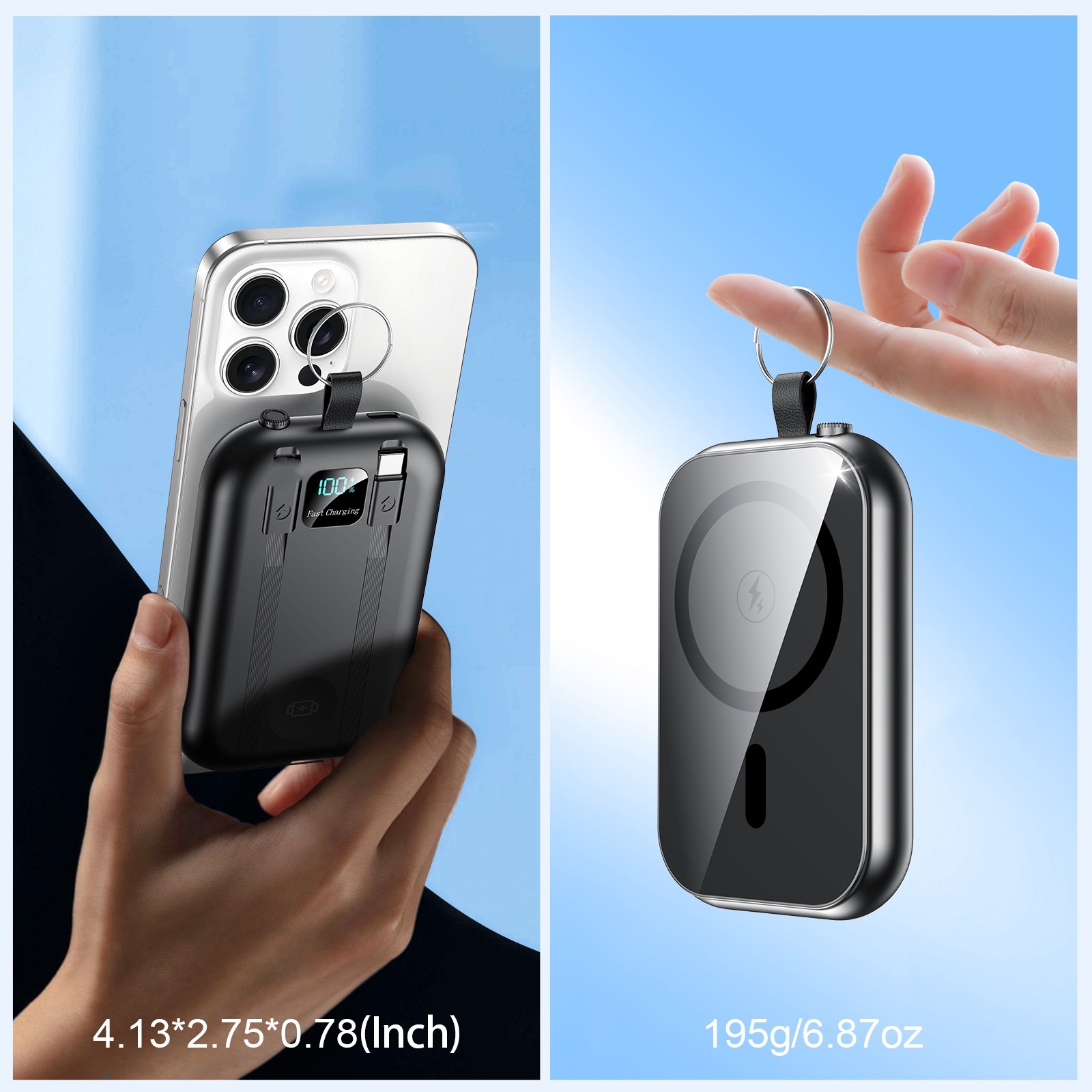 Super Strong Magnetic PowerBank 10000mAh miniature 3